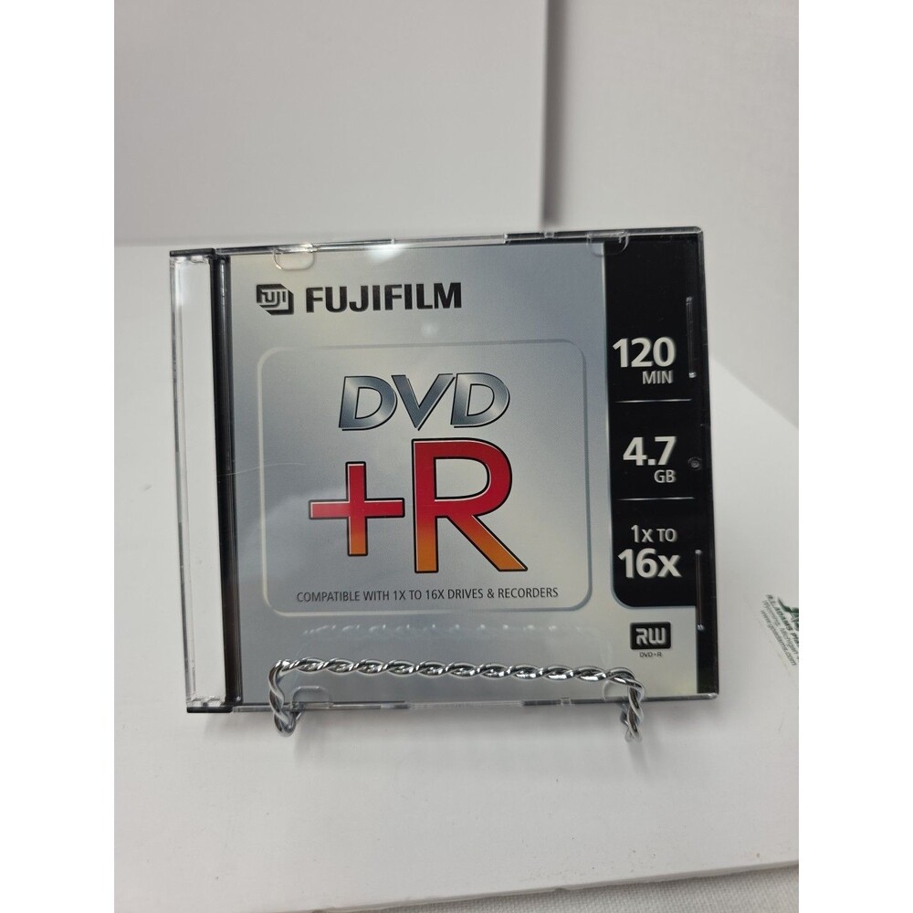 Fujifilm DVD+R Lot Of 4 120m Blank Storage Media 4.7GB Disc Data Video CD Music
